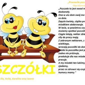 Grupa Pszczółki, rok szkolny 2021/2022