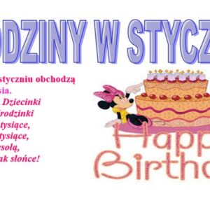 Urodziny w styczniu