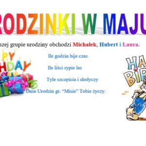 Urodziny w maju
