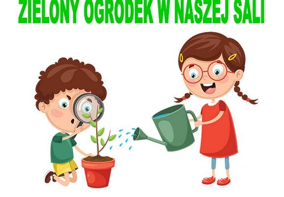 Zielony ogródek w naszej sali