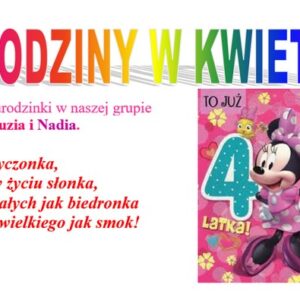 Urodziny w Kwietniu