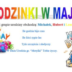 Urodziny w maju
